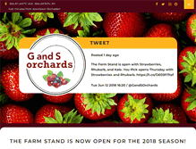 Tablet Screenshot of gandsorchards.com